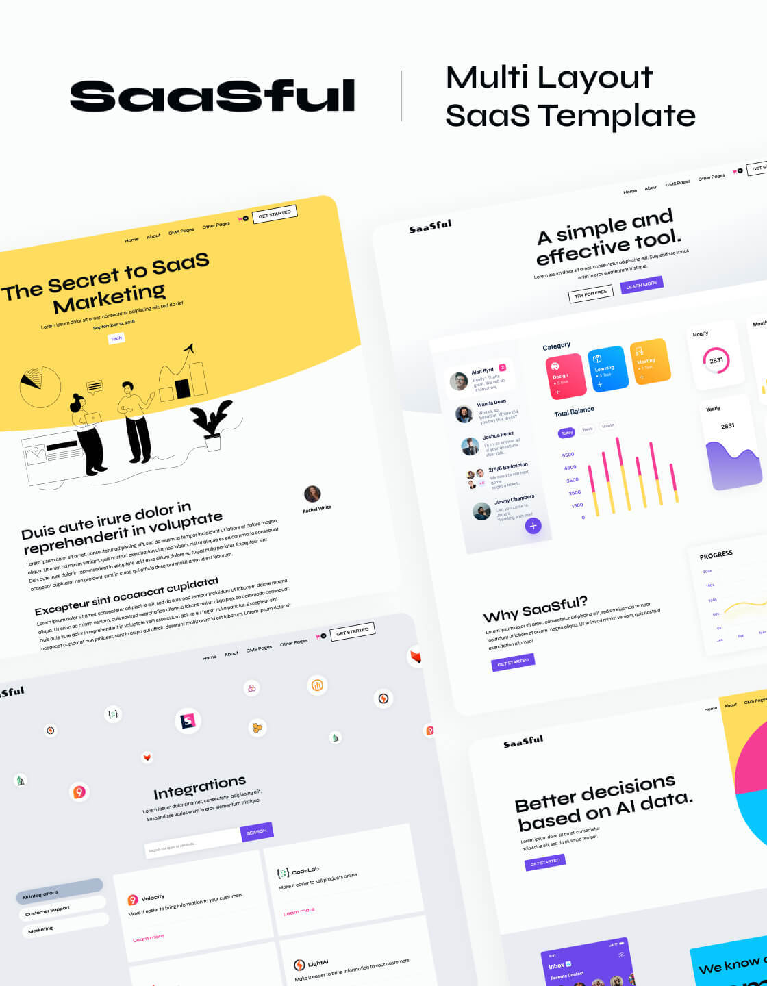 SaaSful - SaaS HTML5 Responsive Website Template