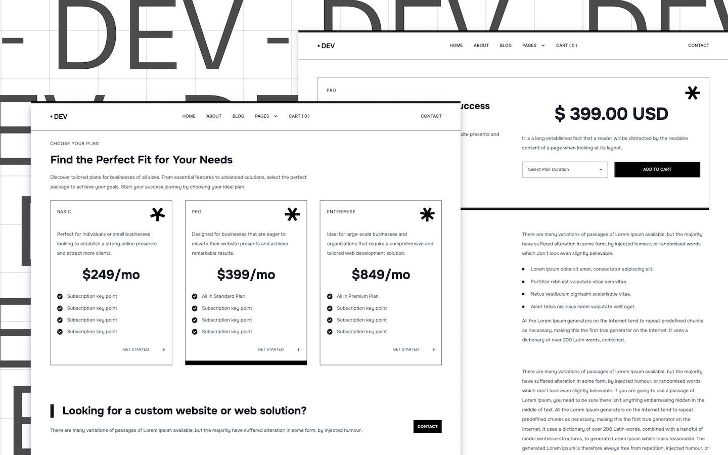 Dev - Portfolio HTML5 Responsive Website Template
