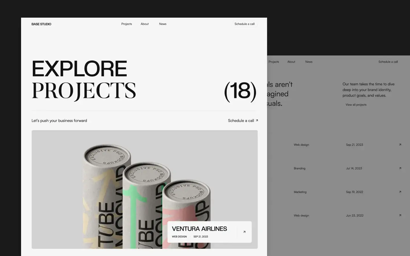 Base Website Html Example Base Studio - Portfolio HTML5 Responsive Website Template