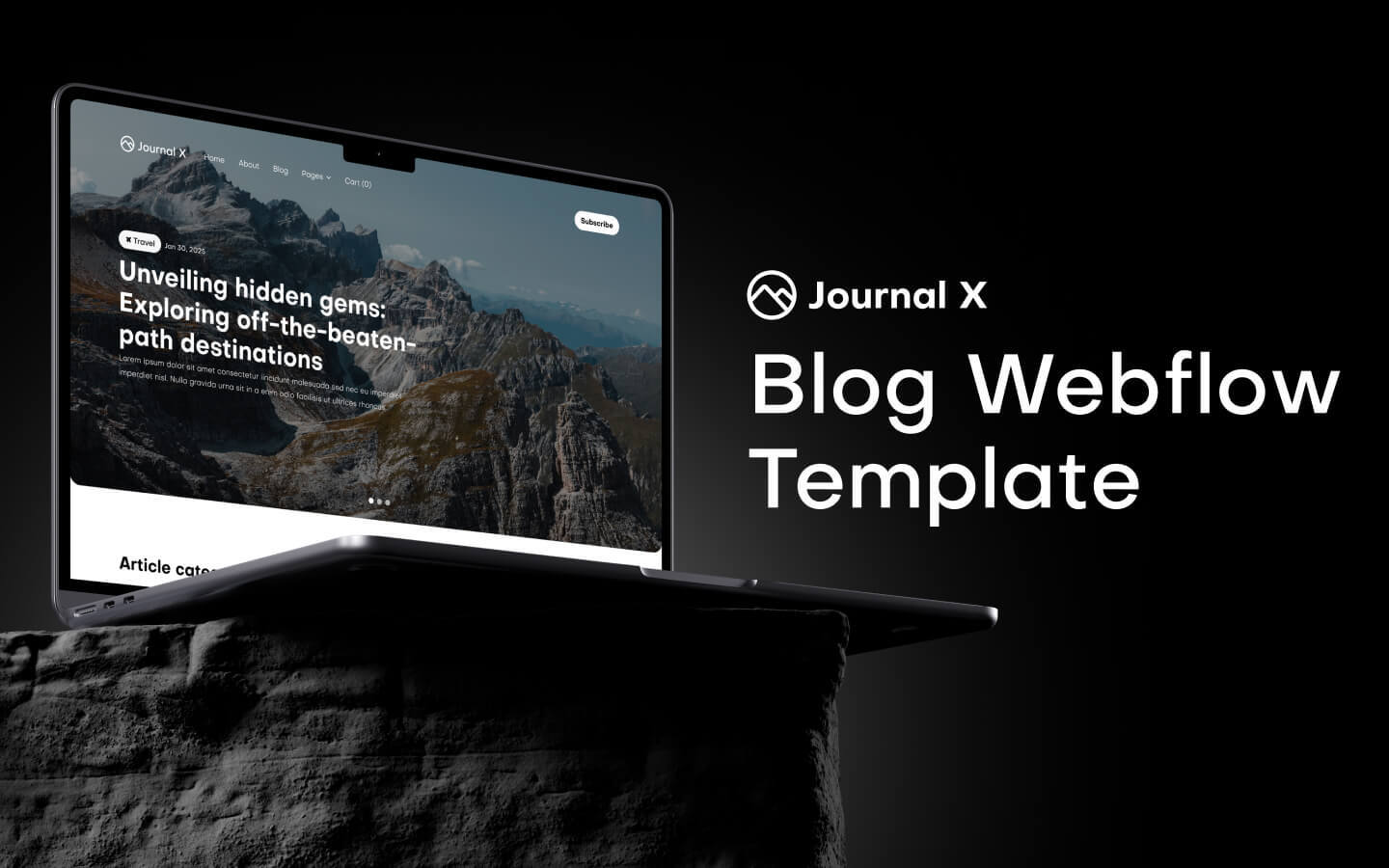 Journal X - Blog HTML5 Responsive Website Template