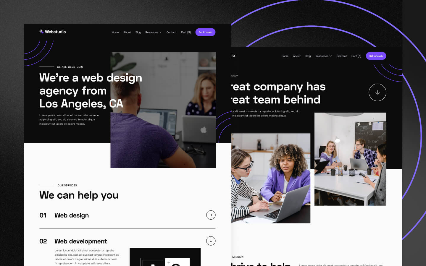 Webstudio X - Agency HTML5 Responsive Website Template