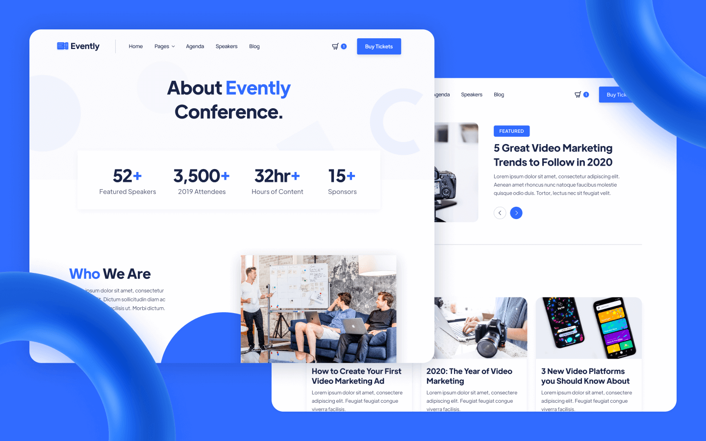 Evently - Event HTML5 Responsive Website Template