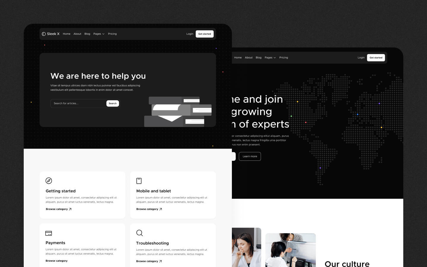 Sleek X - Software HTML5 Responsive Website Template