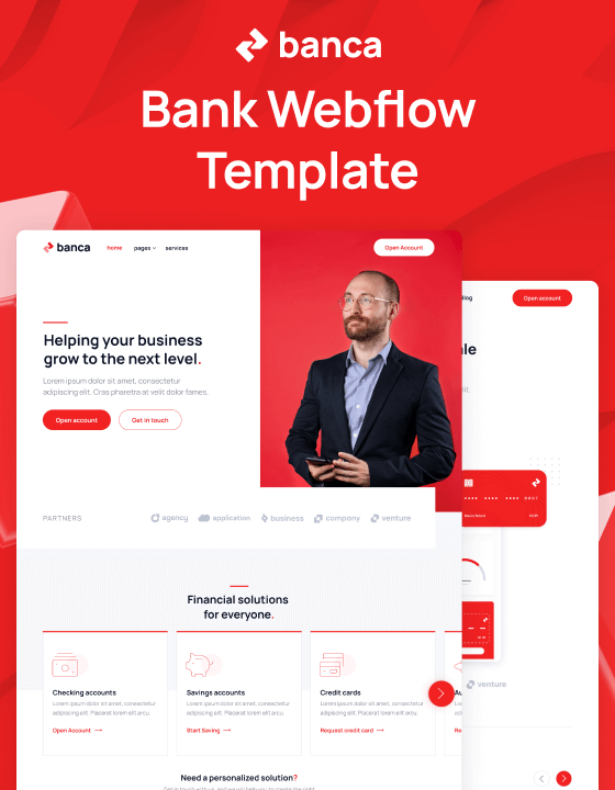 Banca - Bank HTML5 Responsive Website Template