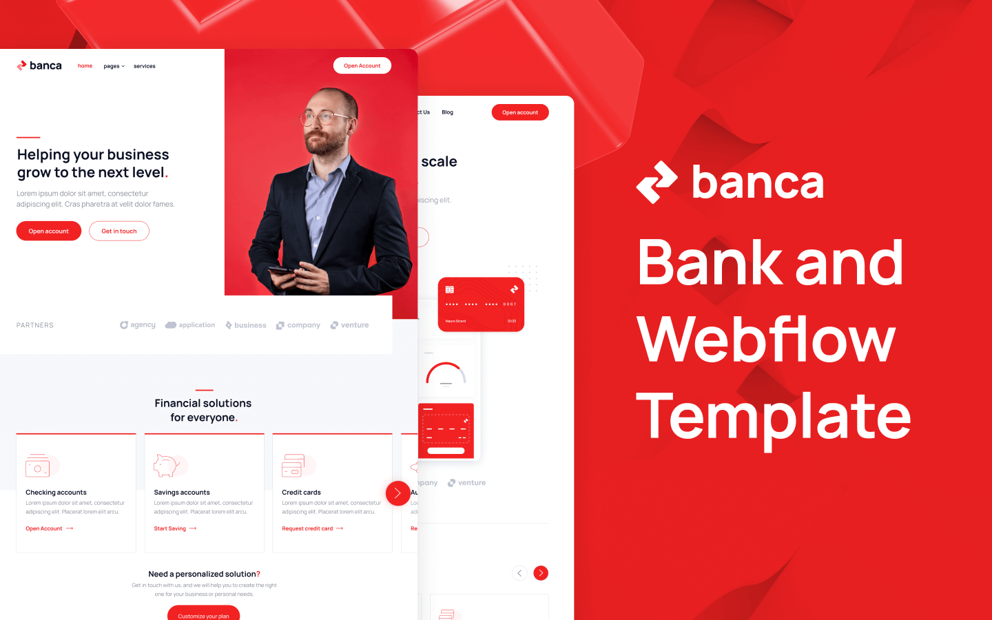 Banca - Bank HTML5 Responsive Website Template