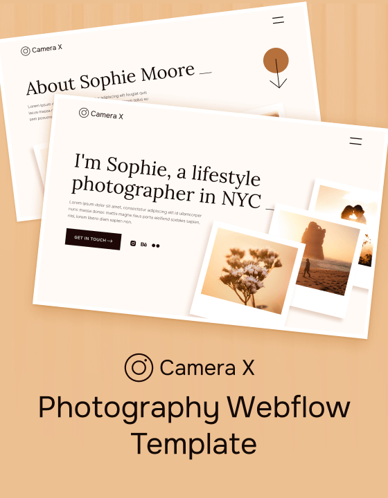 Camera X - Photography HTML5 Responsive Website Template