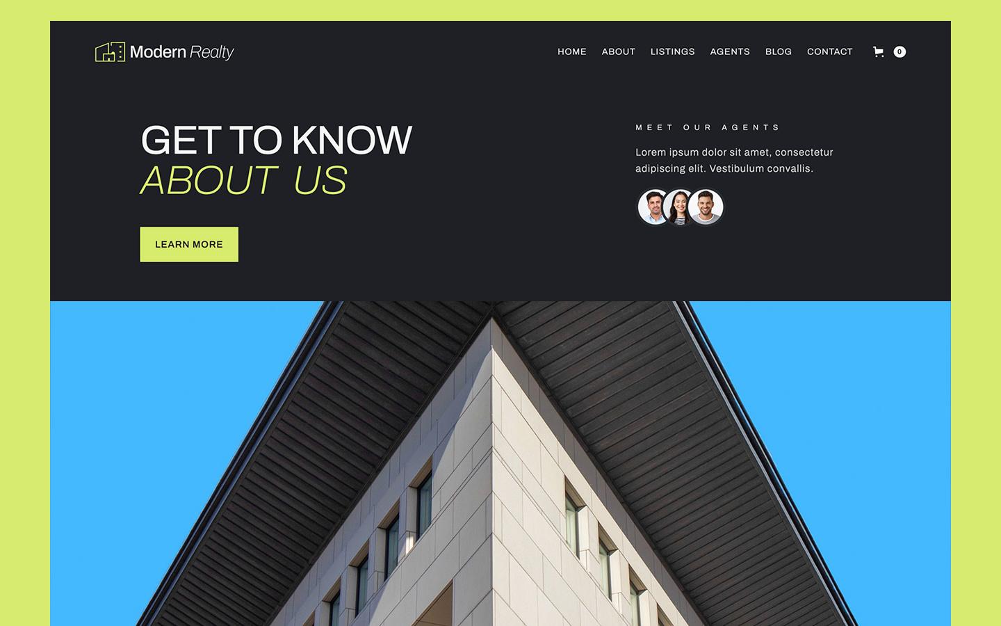 Modern Realty - Real Estate HTML5 Responsive Website Template