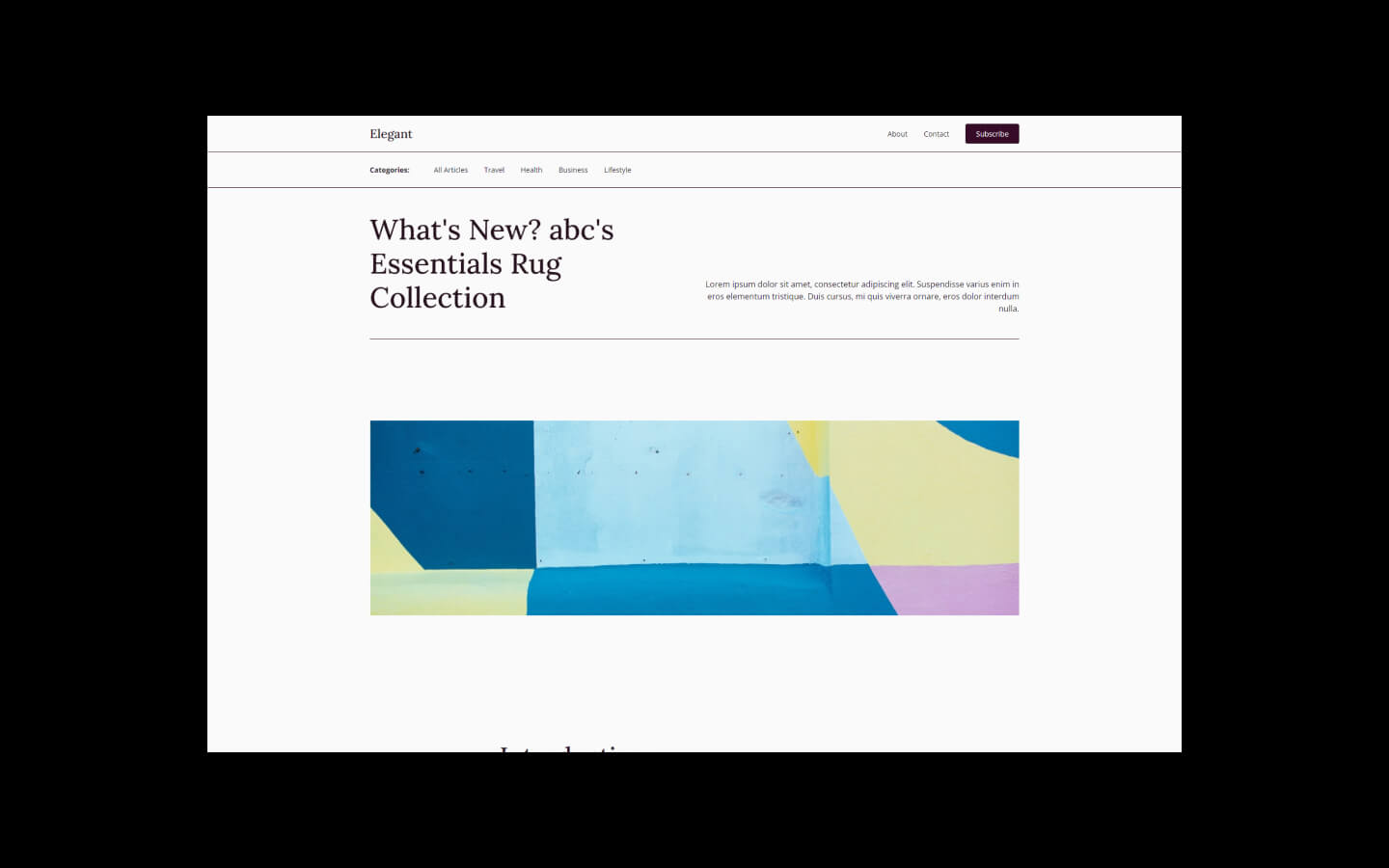 Elegant Blog Html5 Responsive Website Template Elegant Blog Html5 Responsive Website Template