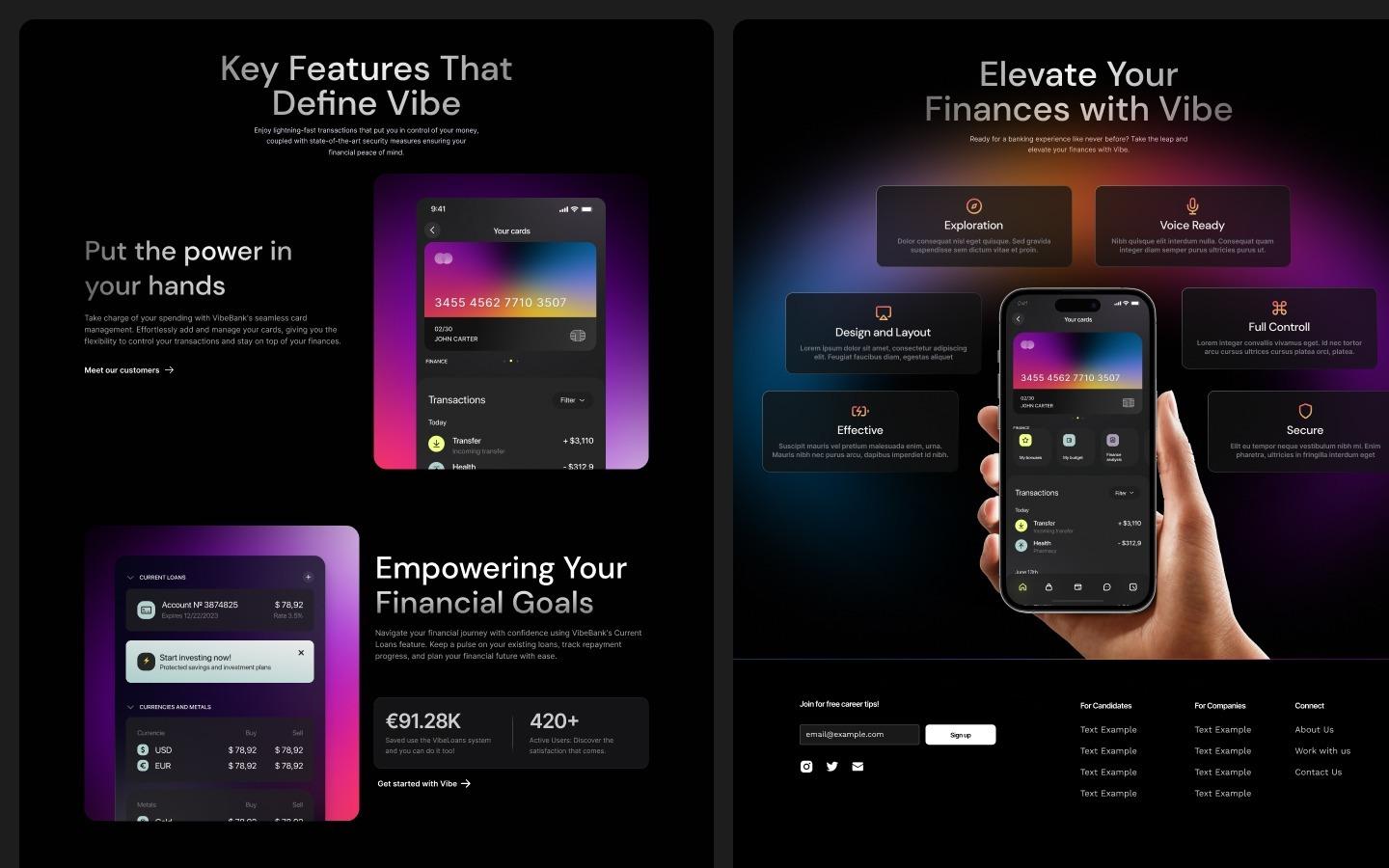 app presentation template html