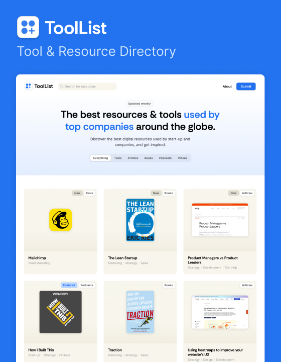Html Tools Template ToolList - Technology HTML5 Responsive Website Template