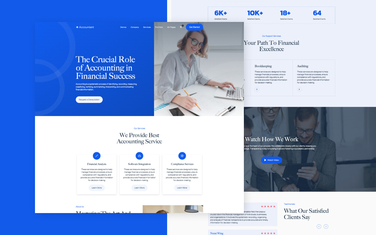 Accountant 128 - Accounting HTML5 Responsive Website Template