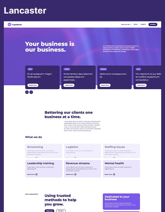Business Website Templates & Examples | Download on Webflow