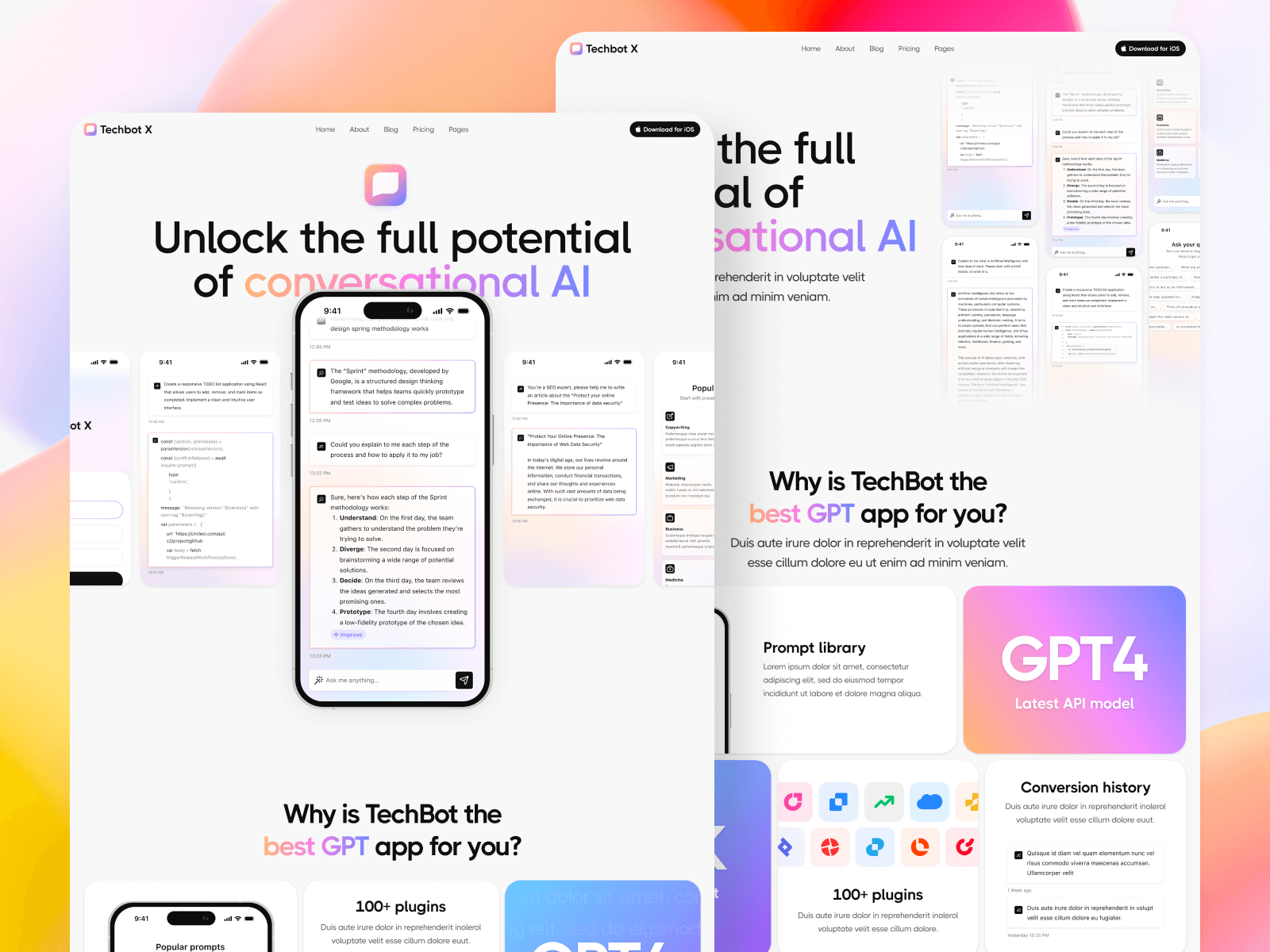 Artificial Intelligence App Webflow Template