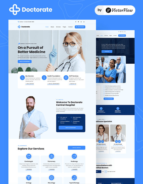 Doctorate - Doctor HTML5 Responsive Website Template