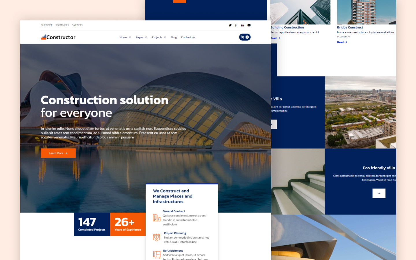 Constructor - Construction HTML5 Responsive Website Template