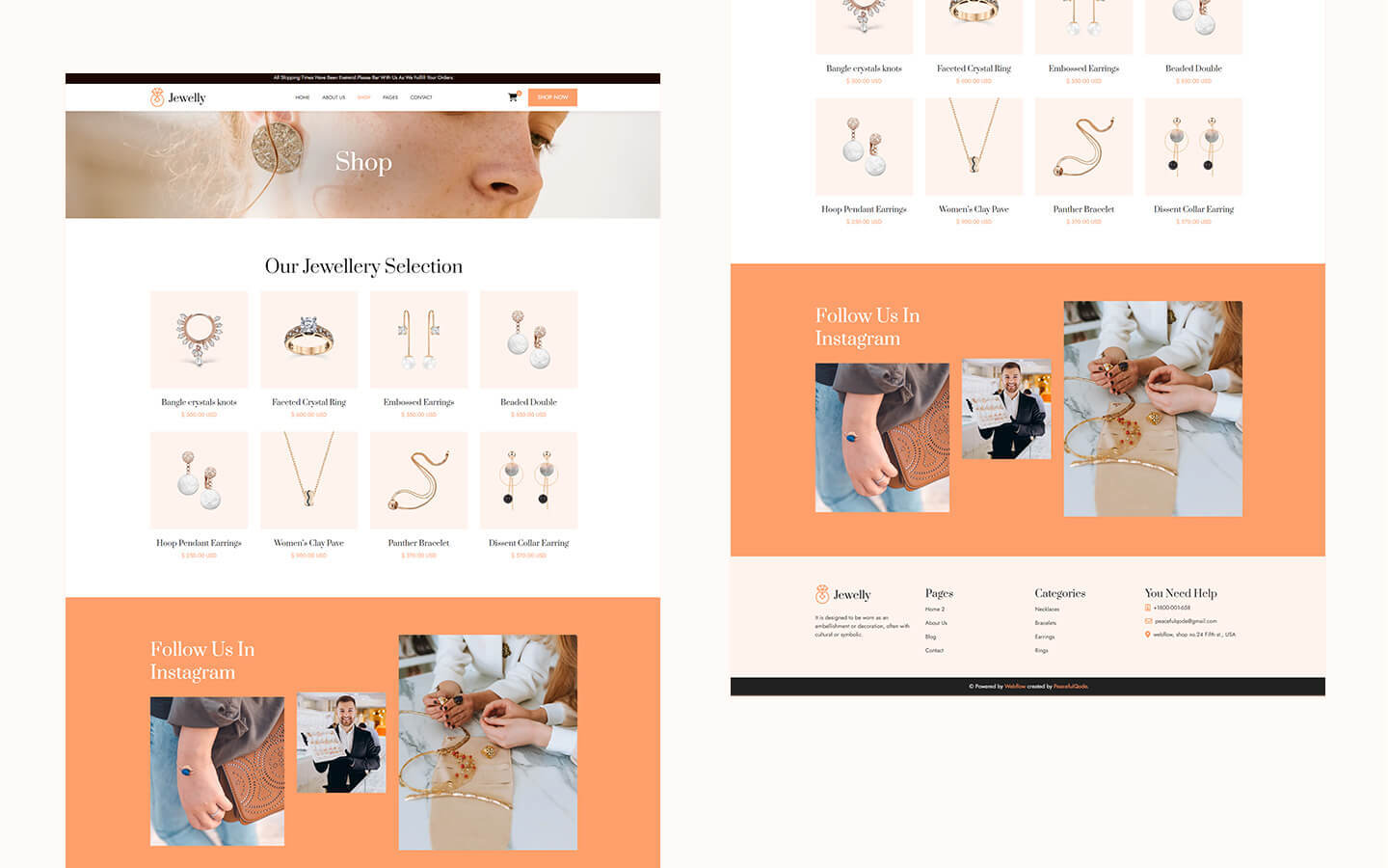 Jewelly - Jewelry HTML5 Responsive Website Template