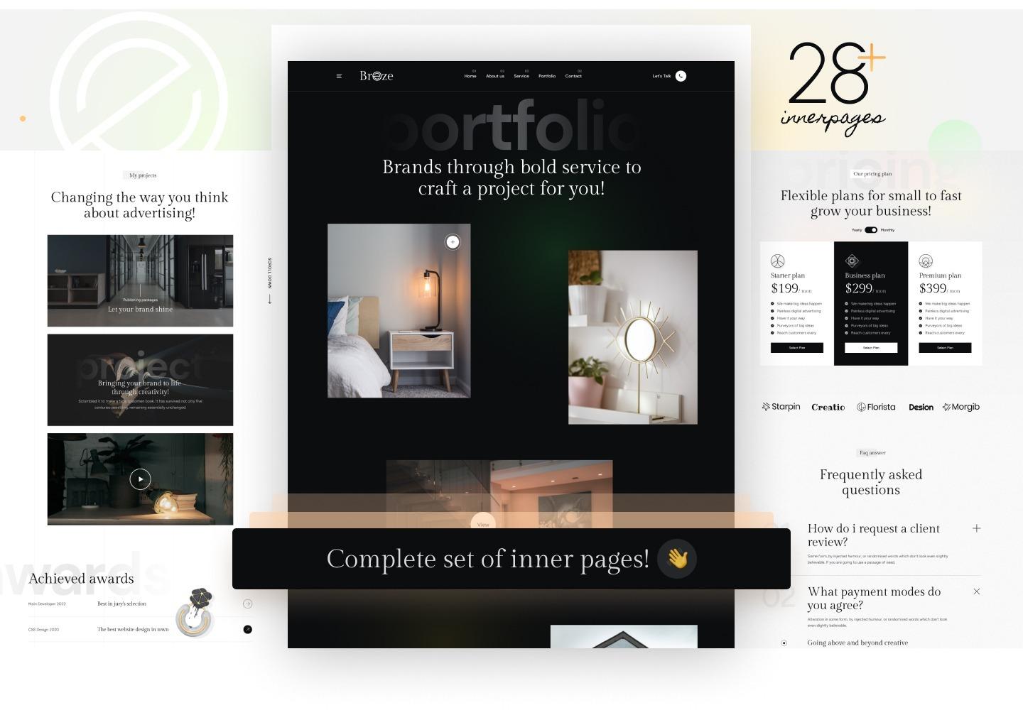 Breze - Creative HTML5 Responsive Website Template