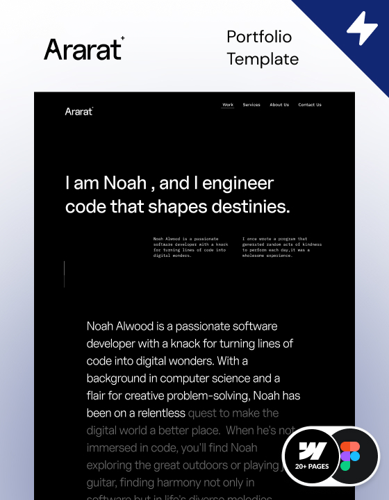 Ararat by Azwedo - Portfolio design asset by webflow