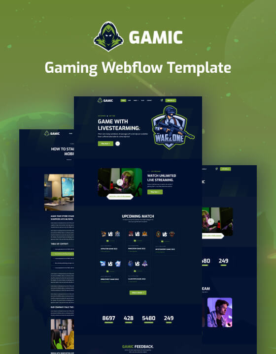 Gamic - Game HTML5 Responsive Website Template