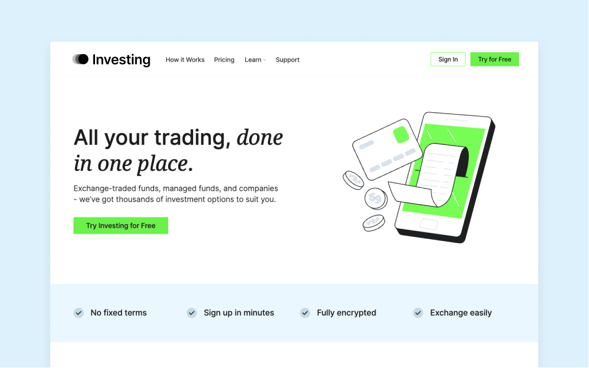 Investing - Investment HTML5 Responsive Website Template