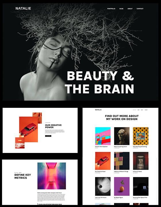 Natalie - Portfolio HTML5 Responsive Website Template