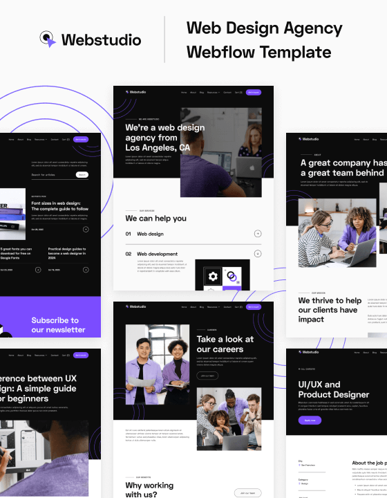 Webstudio X by BRIX Templates | Muzli Creative Store