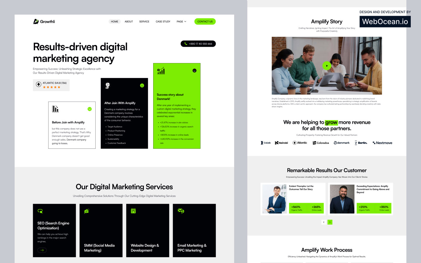 Growthli - Marketing HTML5 Responsive Website Template