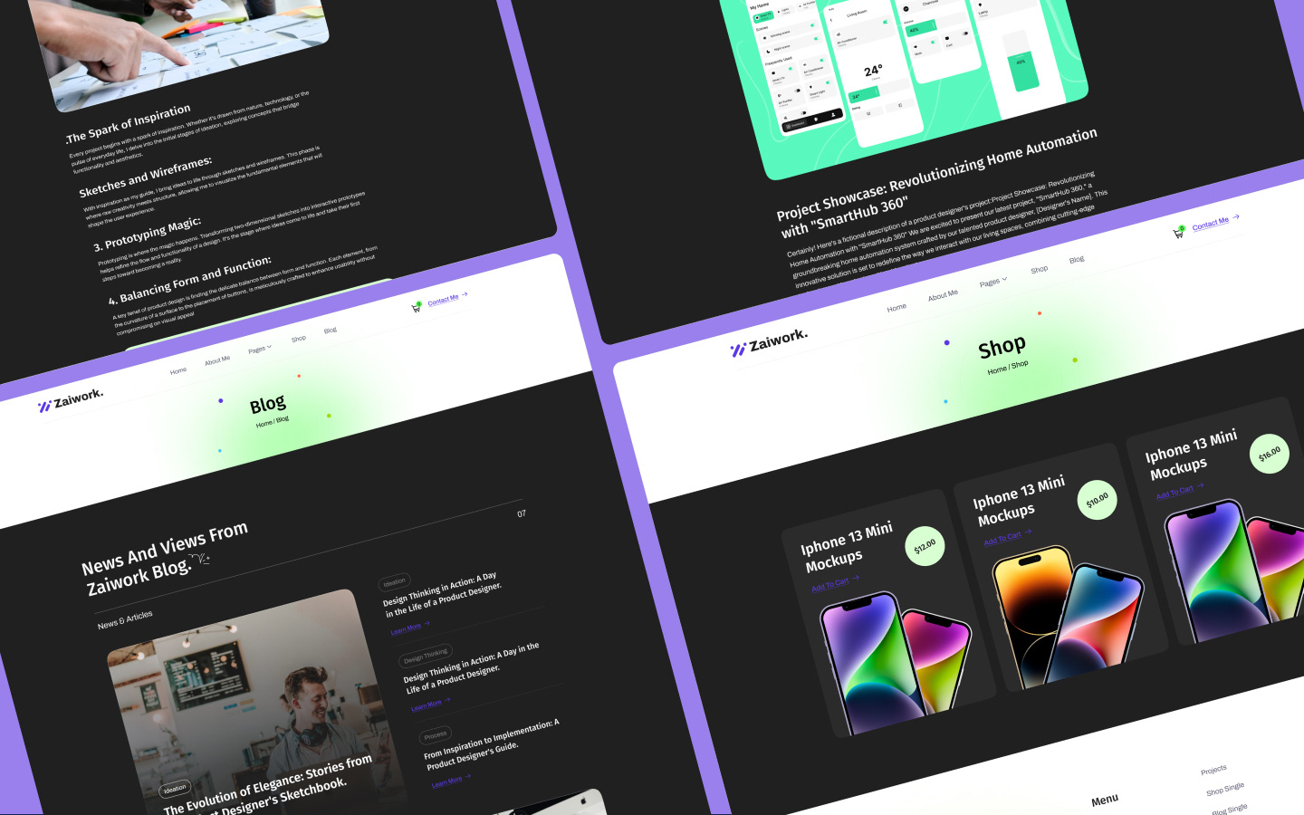 Zaiwork Portfolio Html5 Responsive Website Template Zaiwork Portfolio Html5 Responsive Website Template