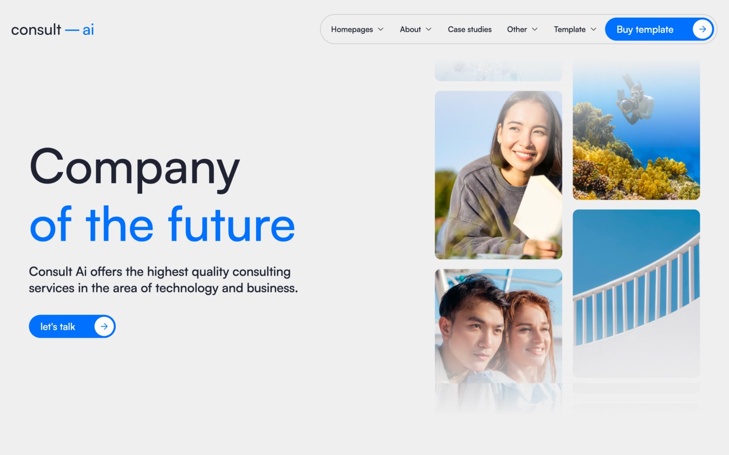 Consult AI - Consulting HTML5 Responsive Website Template