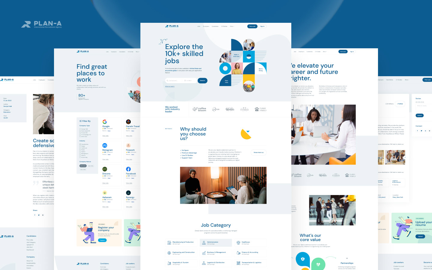 PlanA - Job Portal HTML5 Responsive Website Template