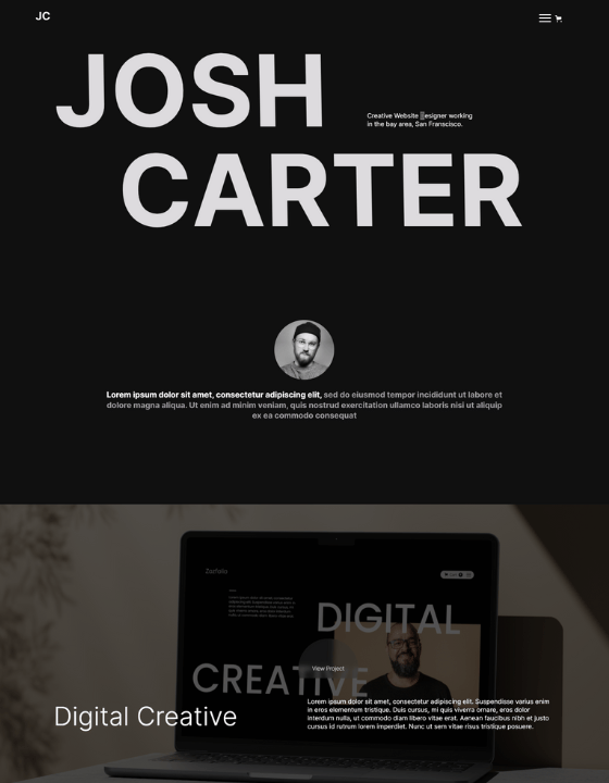 Josh Carter - Portfolio HTML5 Responsive Website Template
