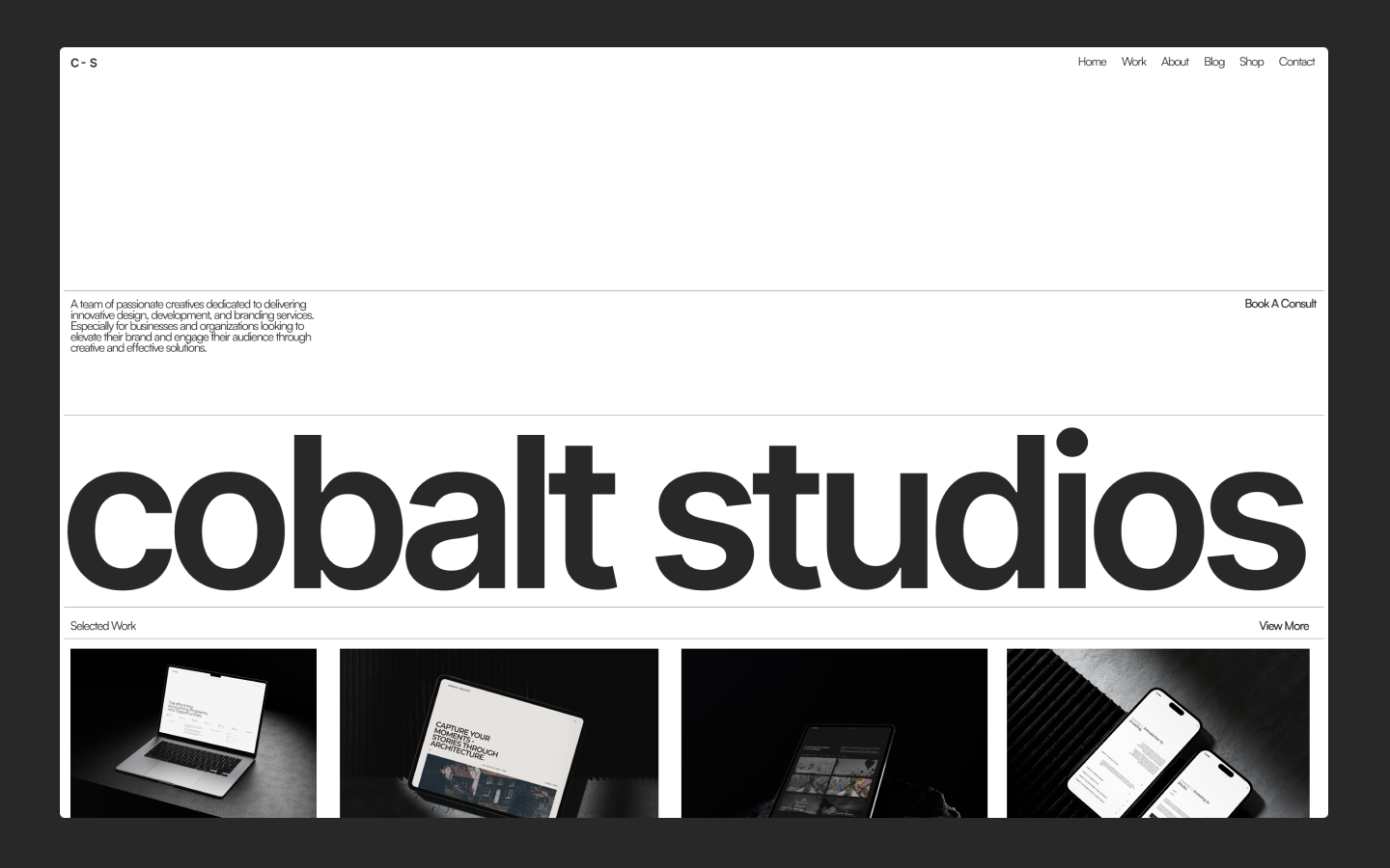 Cobalt - Portfolio HTML5 Responsive Website Template