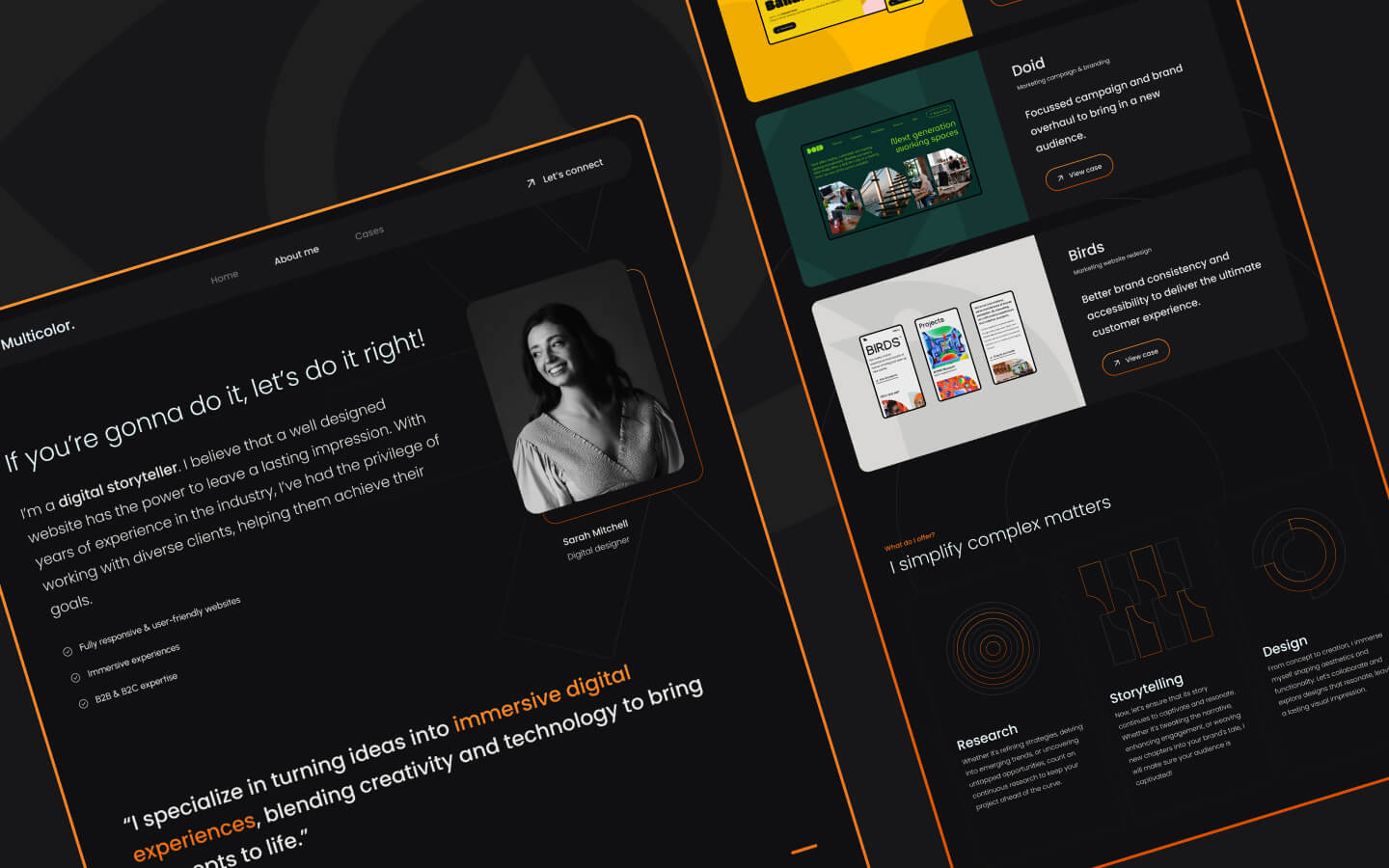 Multicolor - Portfolio HTML5 Responsive Website Template
