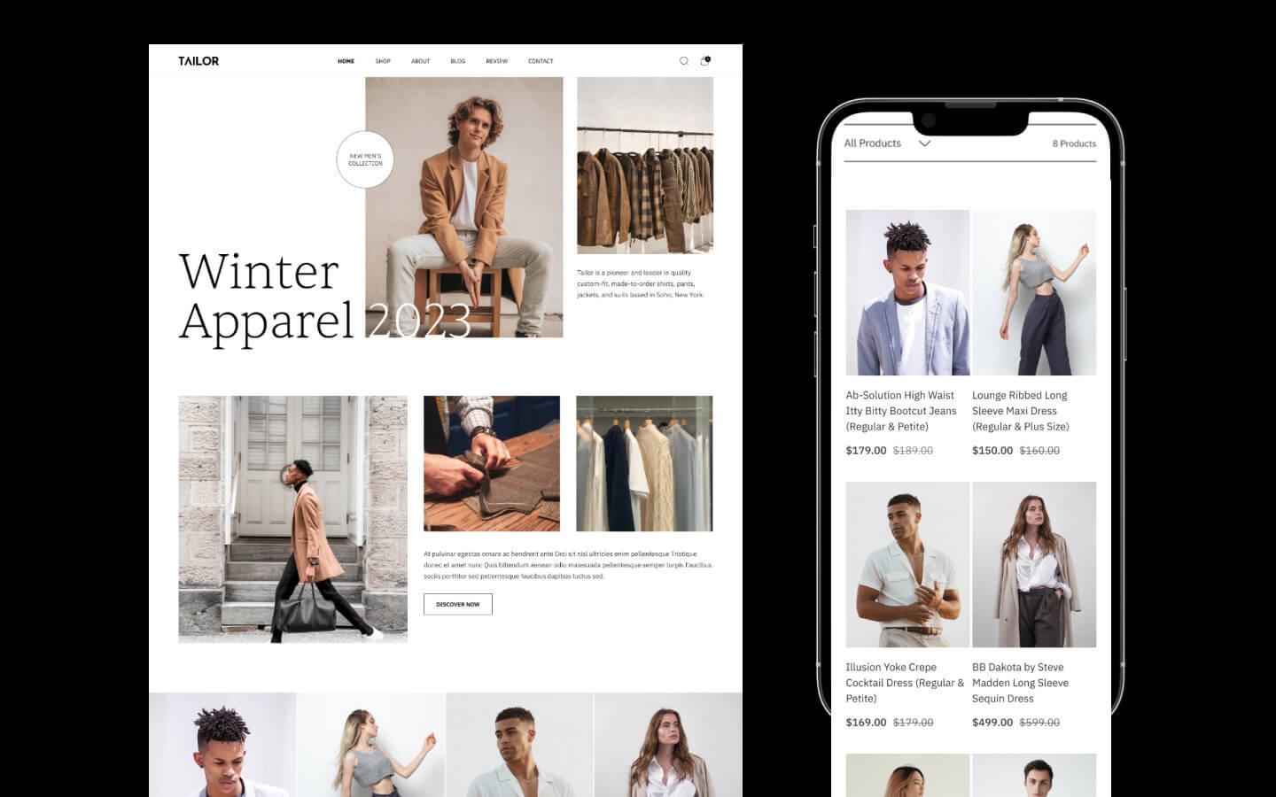 Tailor - Retail HTML5 Responsive Website Template