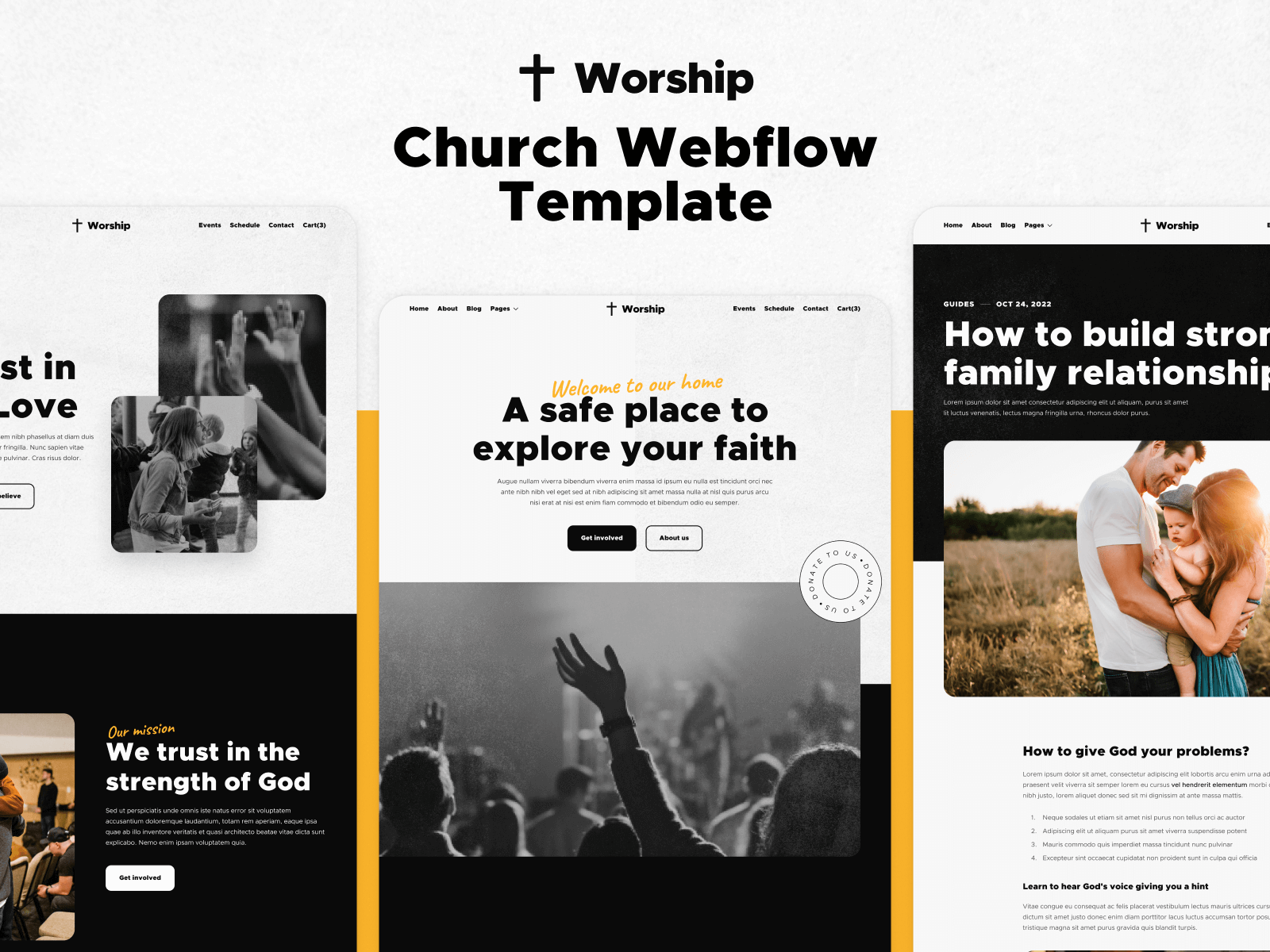 Worship X Church HTML5 Responsive Website Template