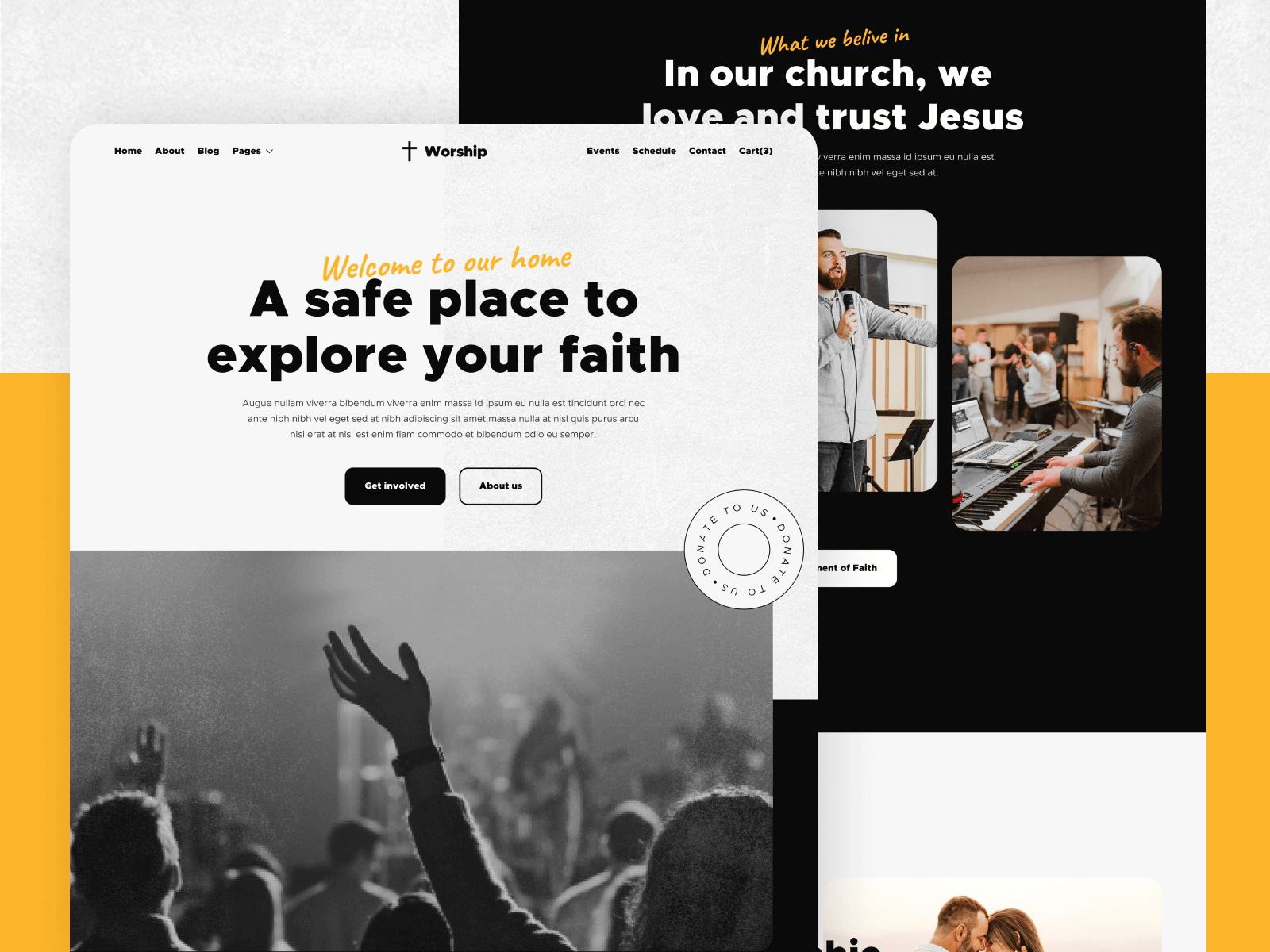 Worship Webflow Template