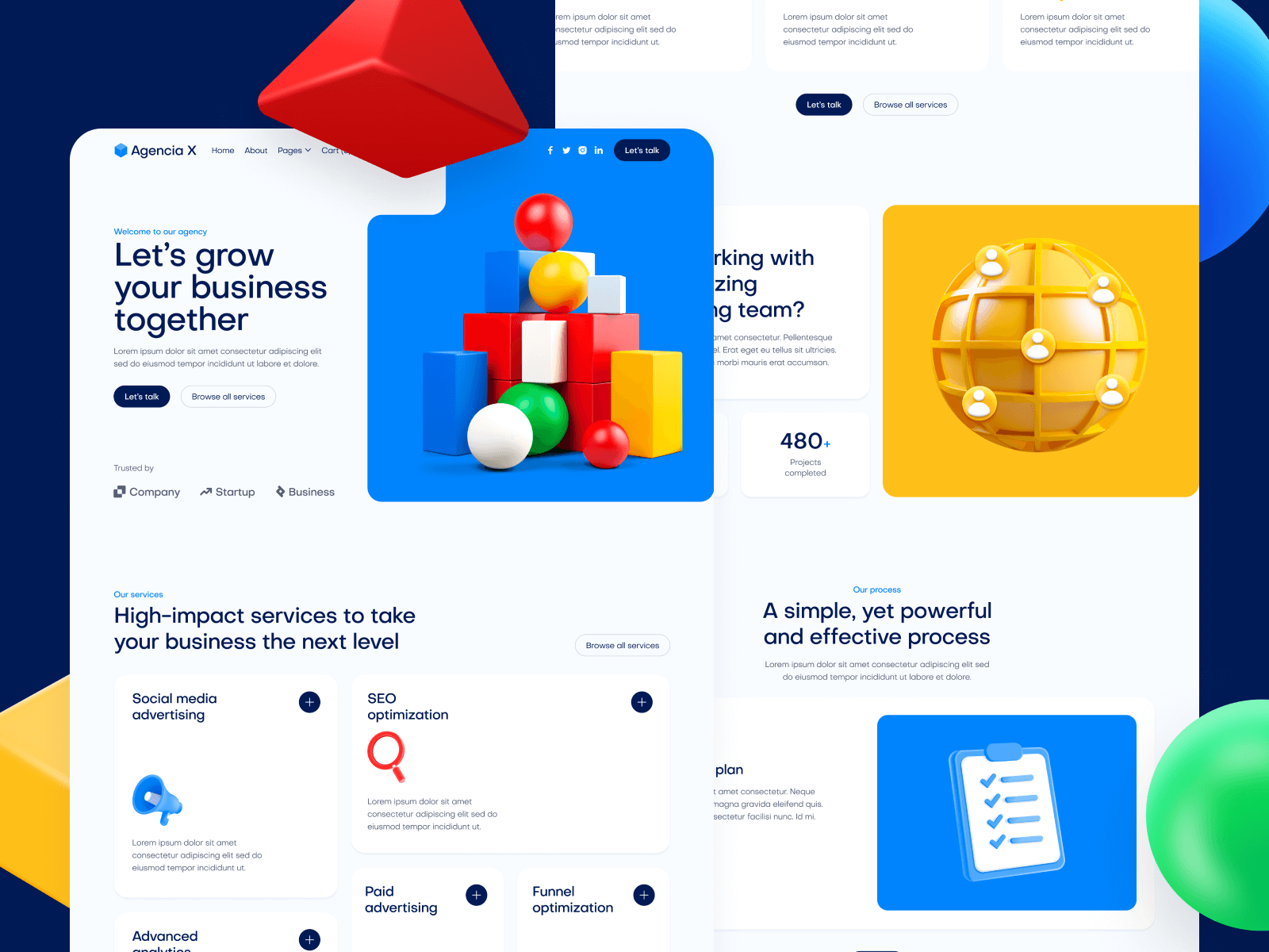 Agencia X - Agency HTML5 Responsive Website Template