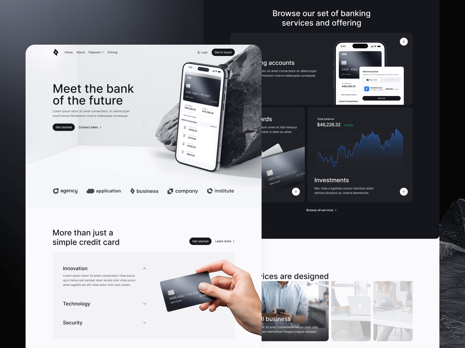 Bnkify X - Bank HTML5 Responsive Website Template