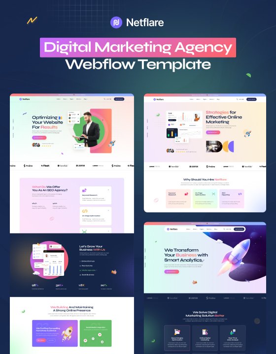 Netflare by Radiant Templates