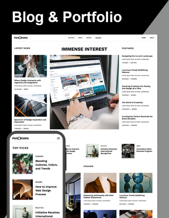 Panorama by Parid Andoni - Blog design asset by webflow