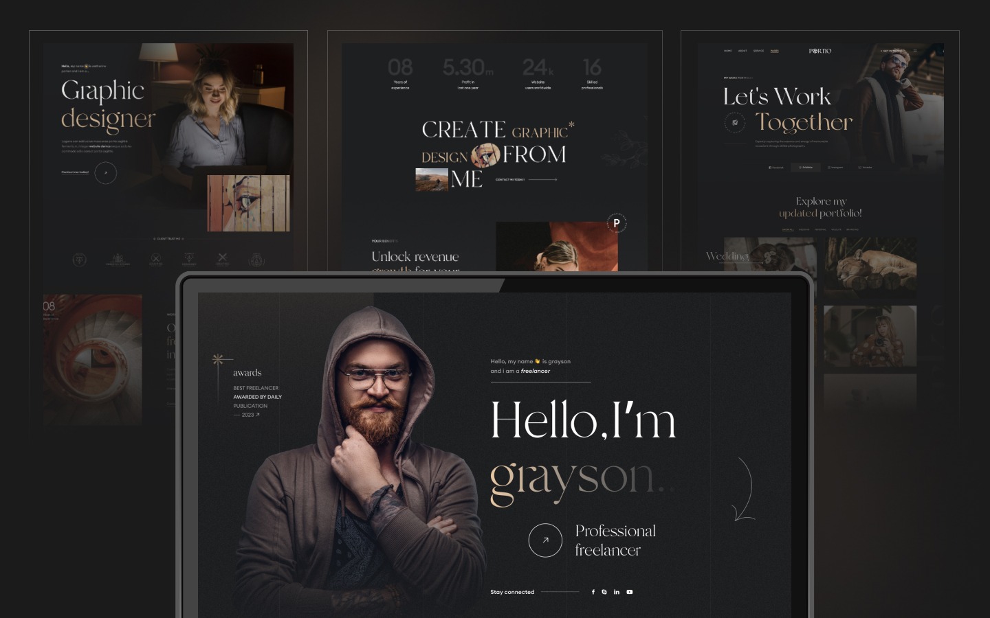 Portio - Portfolio HTML5 Responsive Website Template