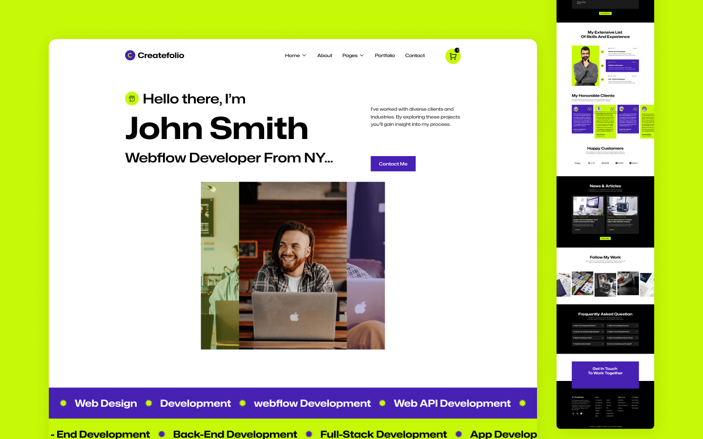 Createfolio - Portfolio HTML5 Responsive Website Template