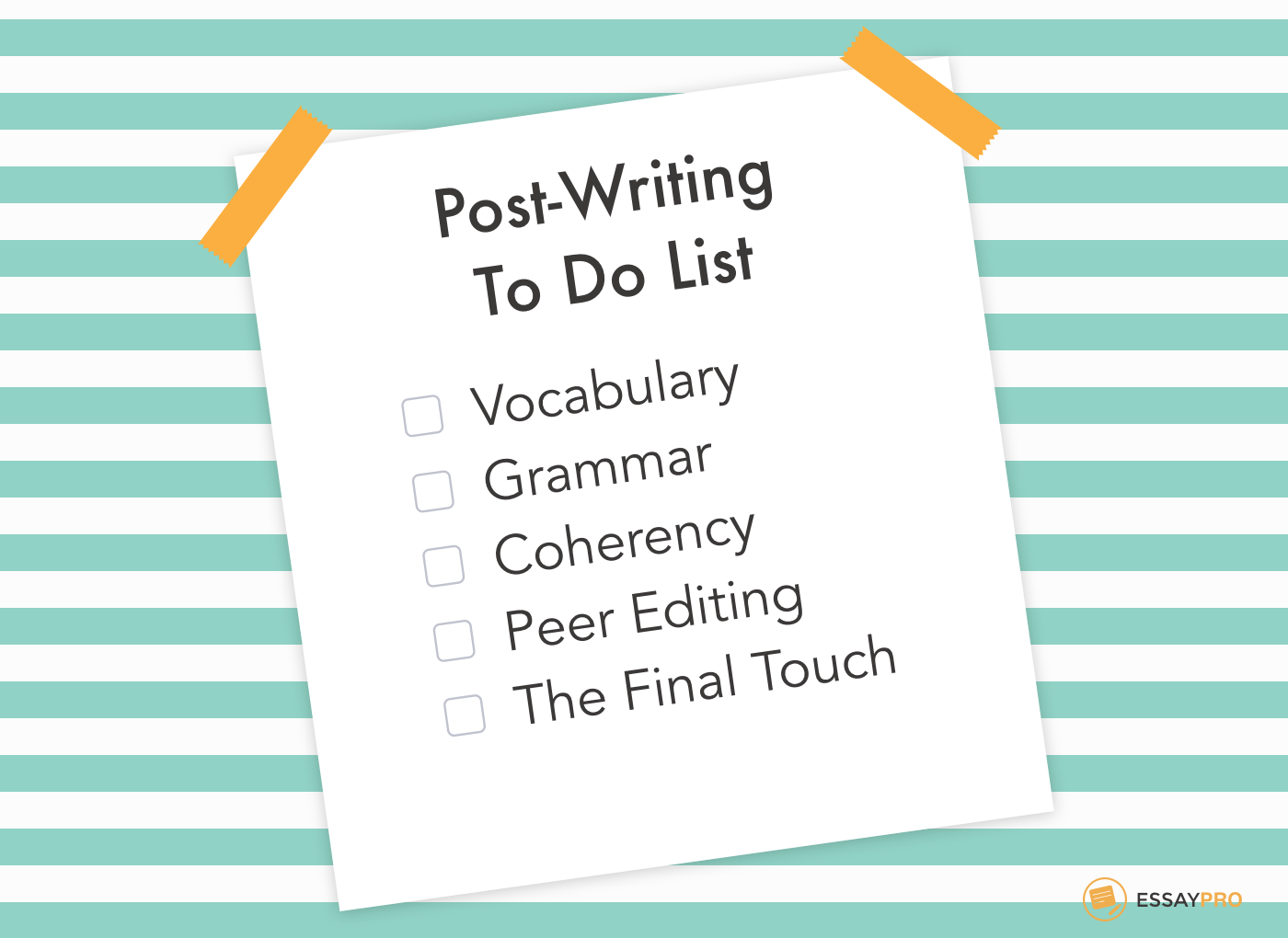 post writing list