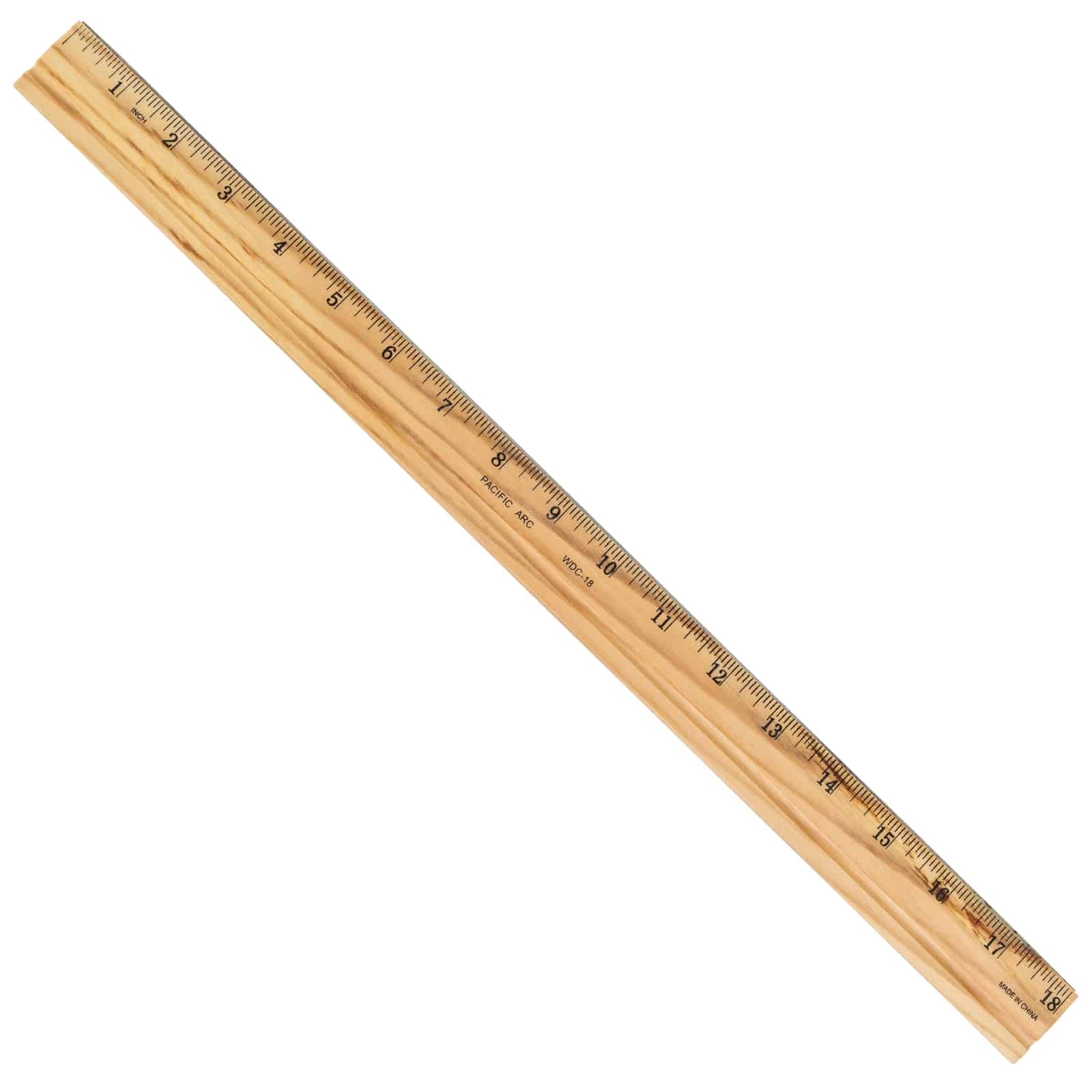 plastic and wooden rulers