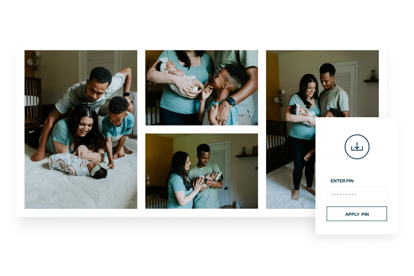 Photo downloads in ShootProof