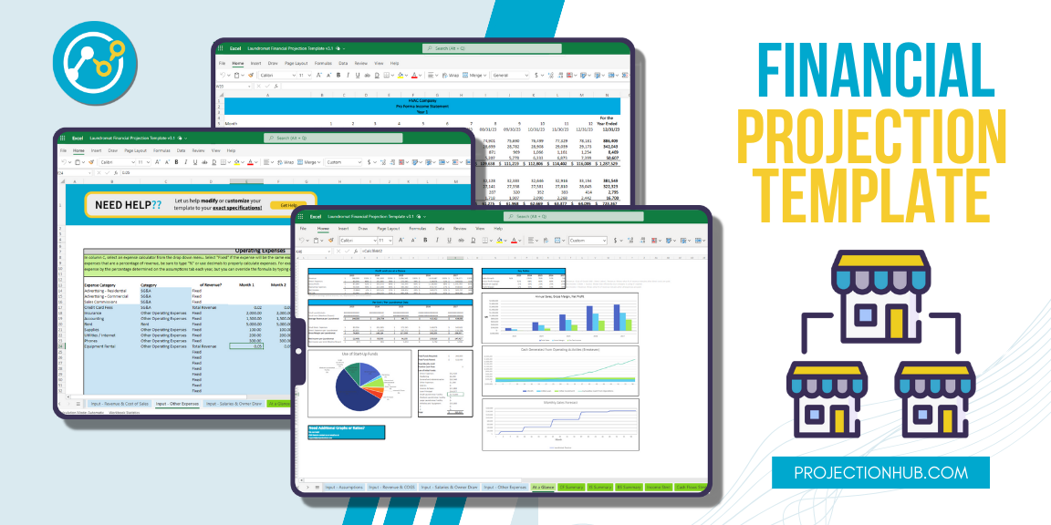 Multi Unit Business Financial Projection Template - Simple Multi Unit ...