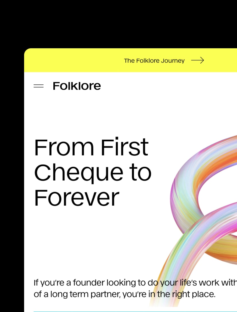 Folklore - Webflow Website Development