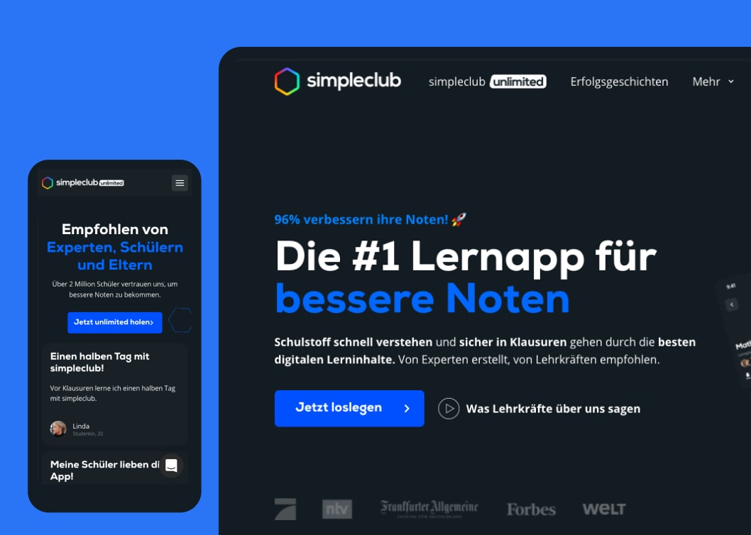 Simple Club - Webflow Website Development and Custom Design