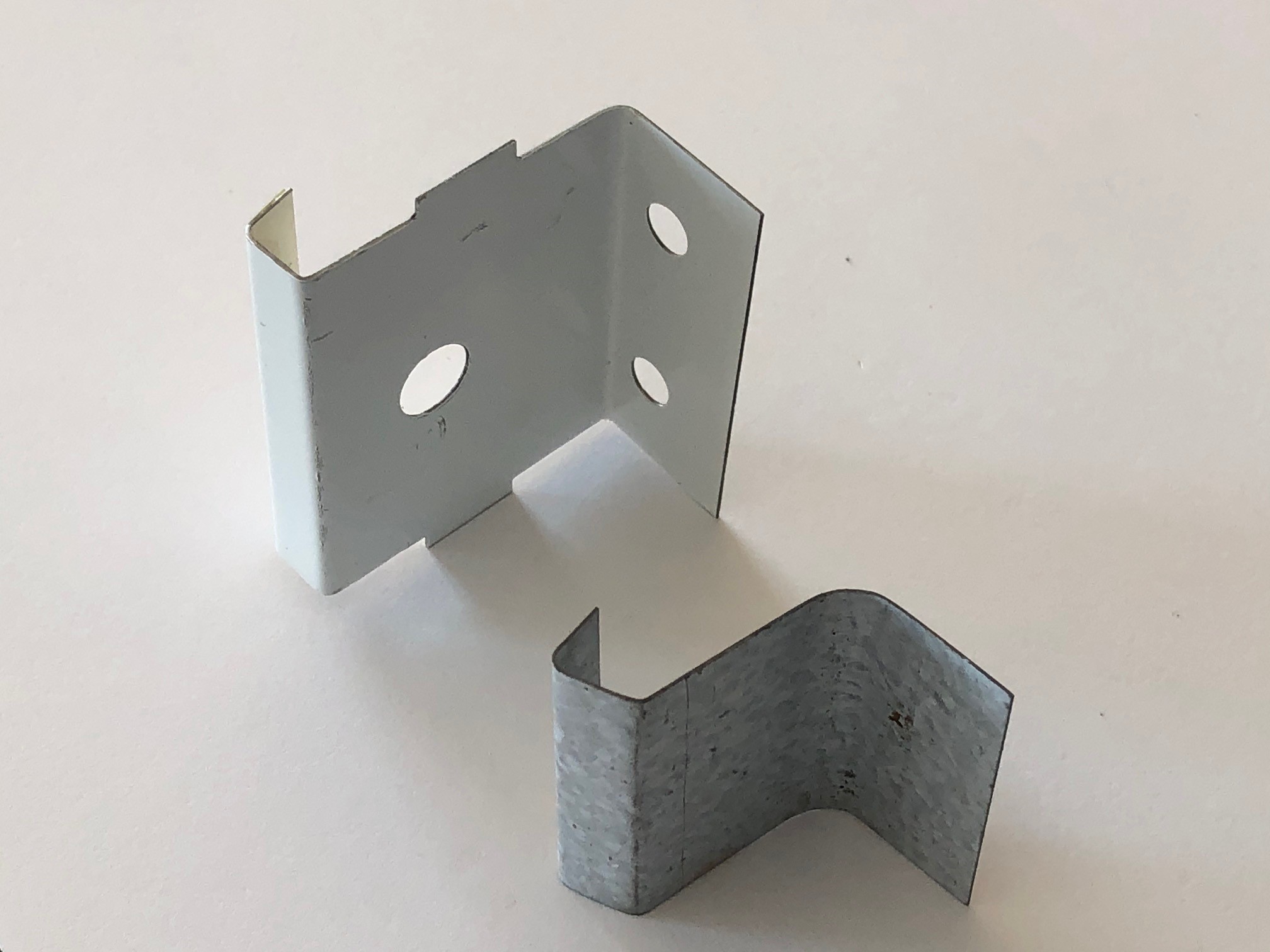 Image of metal roofing panel clips
