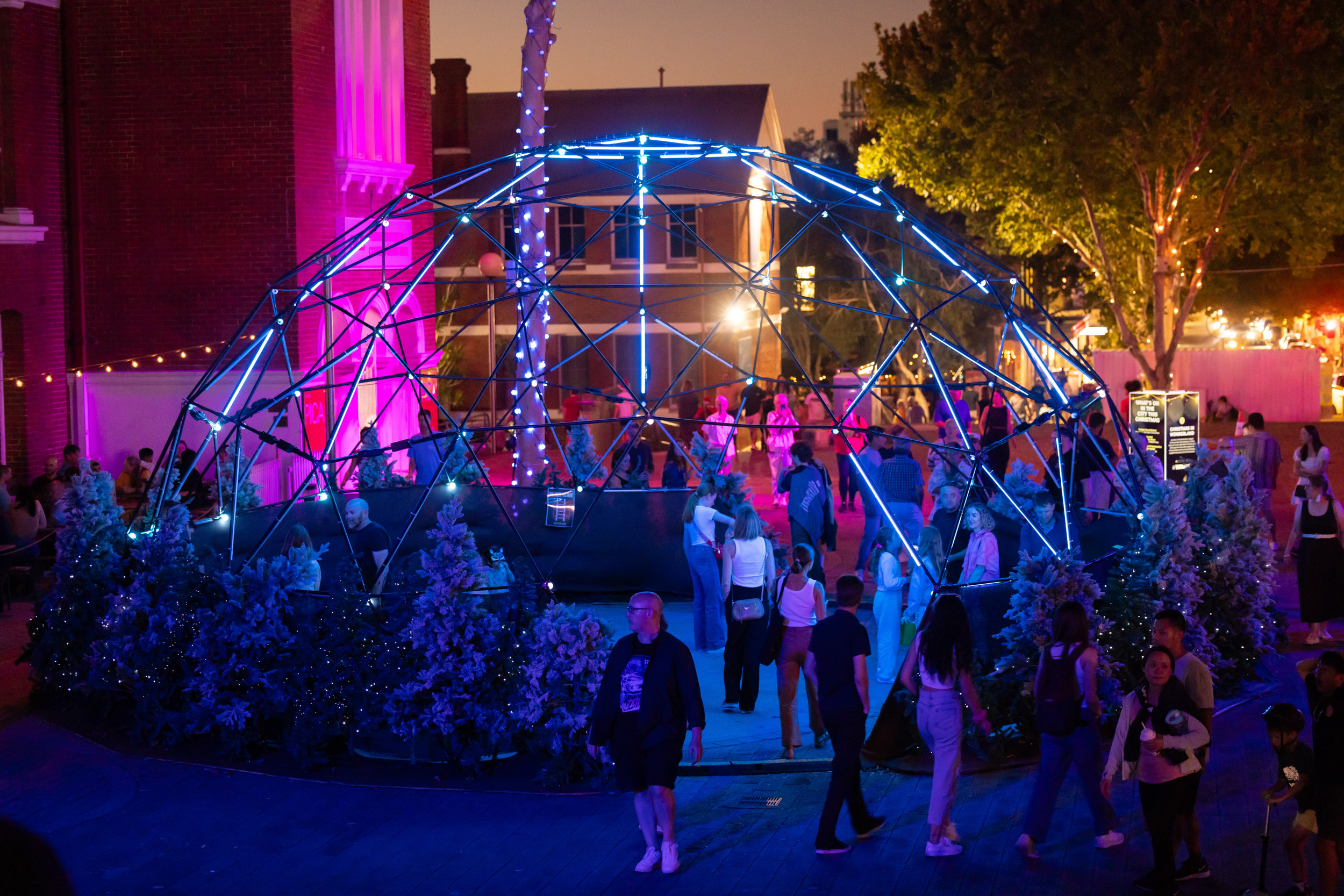 Rio Tinto Perth Christmas Lights Trail 2023 / Project / Work / About / Icon AV Perth